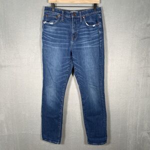 Madewell The High Rise Slim Boyjean Women’s Medium Wash Blue Denim Size 28